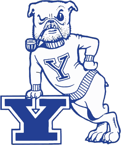 Yale Bulldogs 1972-1995 Primary Logo iron on transfers for clothing